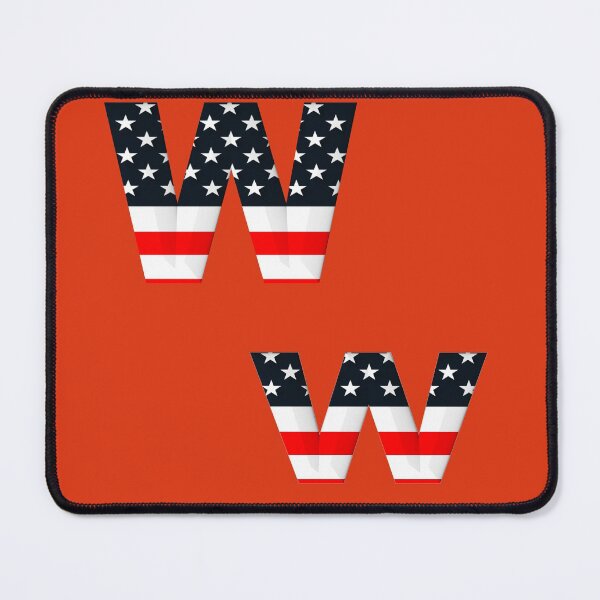 Item preview, alphabet USA W, designed and sold by mostheristore.