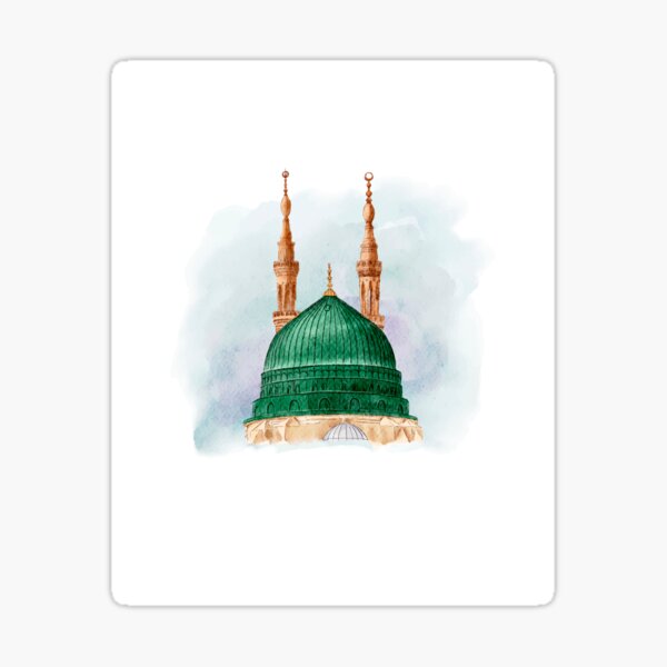 Item preview, Prophet Muhammad Peace be upon him Mosque in Medina, KSA designed and sold by Pink Pastel Studio.