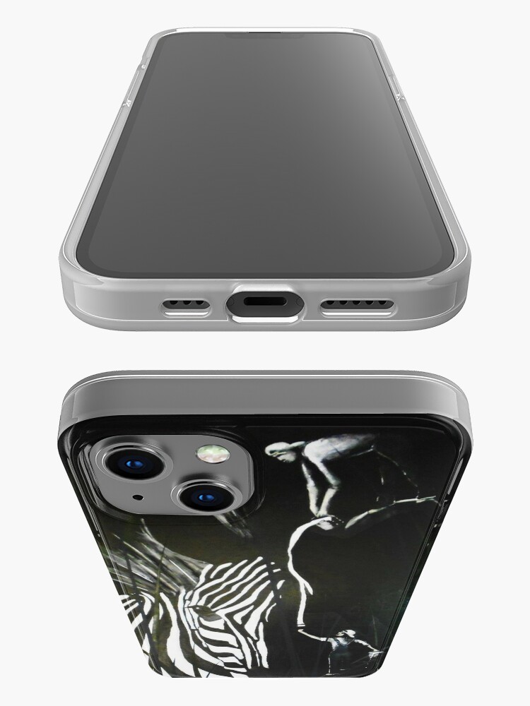 Alternate view of We Should Paint a Big Zebra iPhone Case