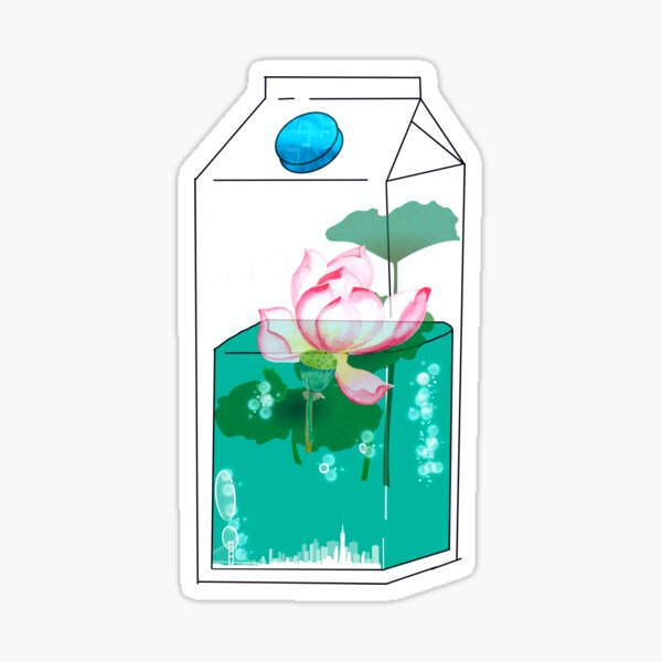 Item preview, Aesthetic Lotus In Milk Box designed and sold by designart21.