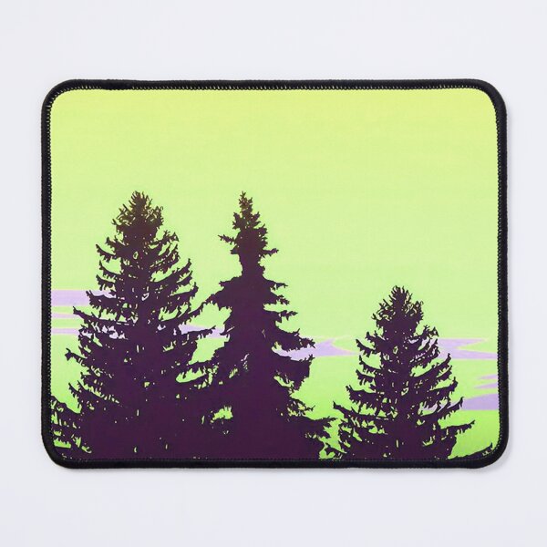 Item preview, Pine Trees & Olive green Skies Minimalist Artwork designed and sold by NexusArts.