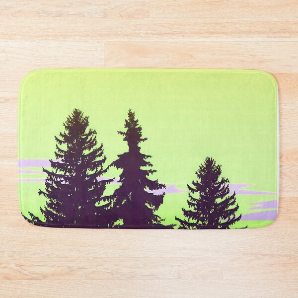 Item preview, Pine Trees & Olive green Skies Minimalist Artwork designed and sold by NexusArts.