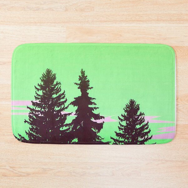 Item preview, Pine Trees & Jade Skies Minimalist Artwork designed and sold by NexusArts.