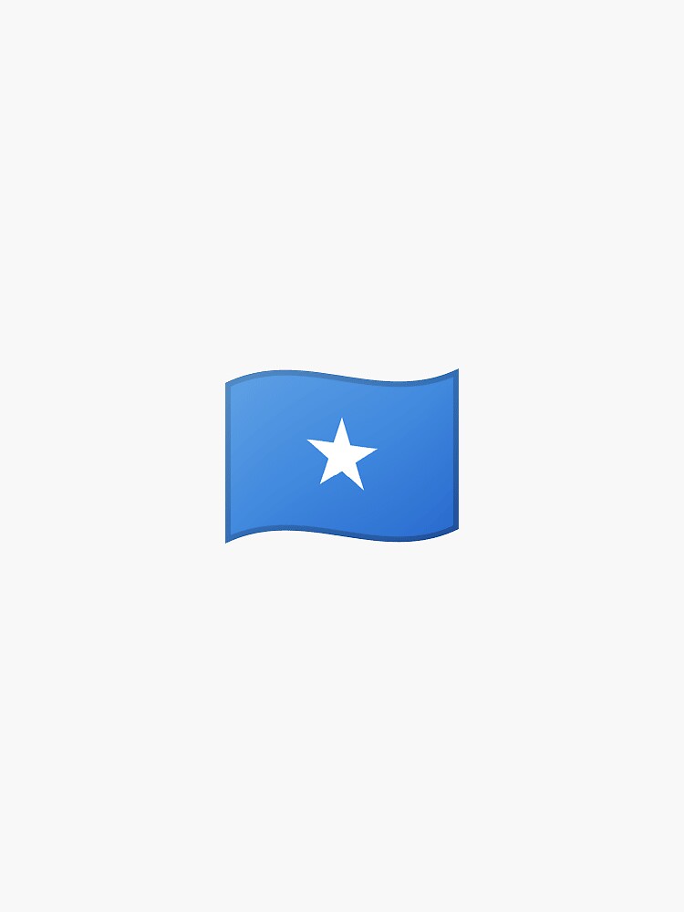 "Emoji Flag Somalia" Sticker by Stickypegatinas Redbubble