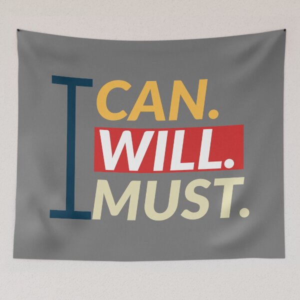 Item preview, I Can I Will I Must - Motivational Design designed and sold by Psych-odyssey.