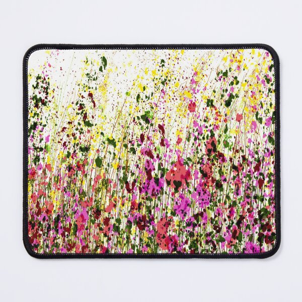 Item preview, Abstract Meadow Flowers Splatter Painting designed and sold by Rocky Mountain Artistry.