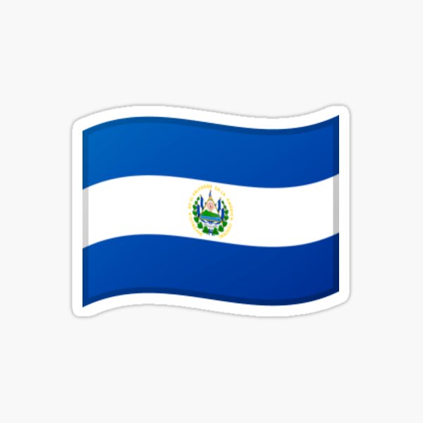 " Emoji flag El Salvador" Sticker for Sale by Stickypegatinas Redbubble