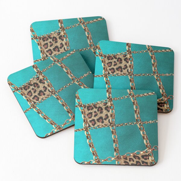 Item preview, gold chains with animal print designed and sold by Miss Sparkle.