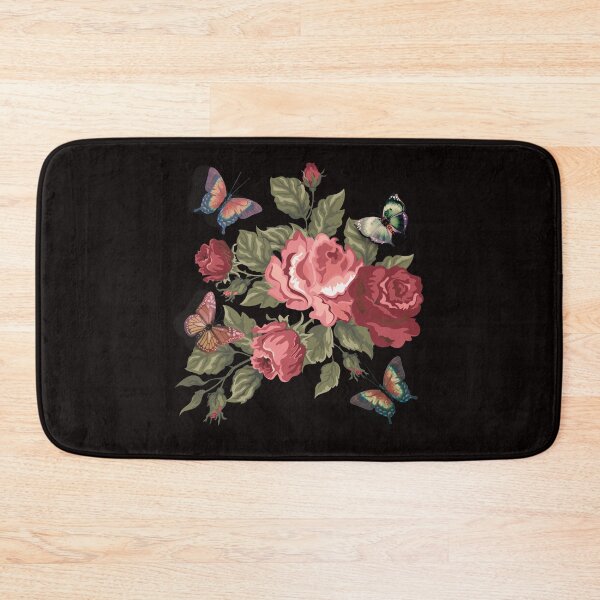 Item preview,  Cabbage Roses and Butterflies designed and sold by SloganExpress.