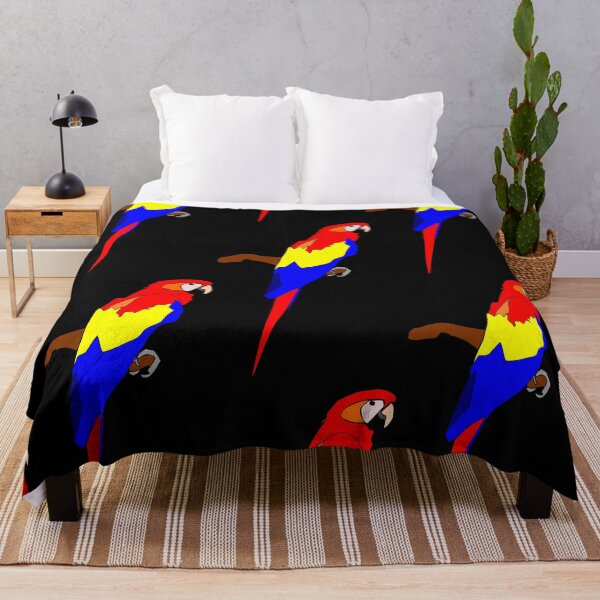 Item preview, Colorful Macaw on a branch designed and sold by Blertz.