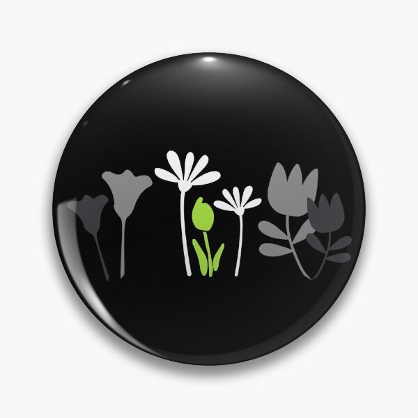 Item preview, Standing Flower Patch. Agender Pride designed and sold by Subtle Pride Shop.
