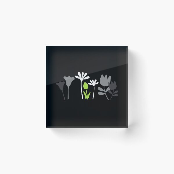 Item preview, Standing Flower Patch. Agender Pride designed and sold by Subtle Pride Shop.