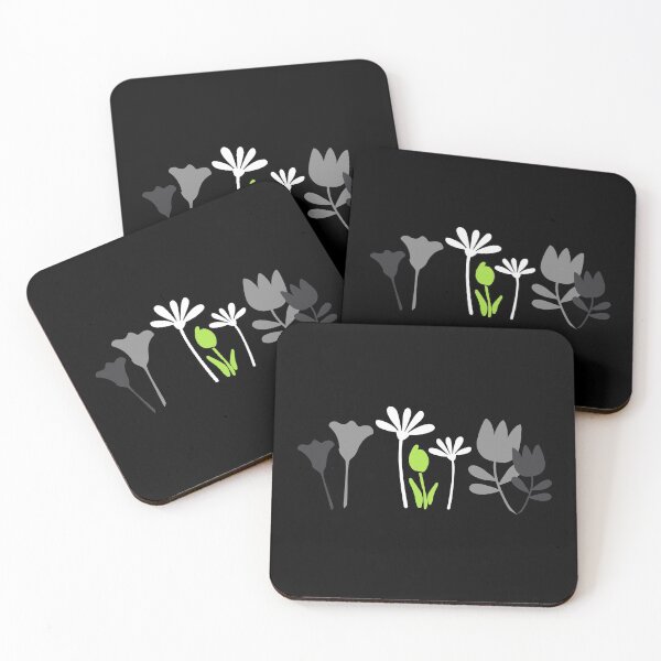 Item preview, Standing Flower Patch. Agender Pride designed and sold by Subtle Pride Shop.