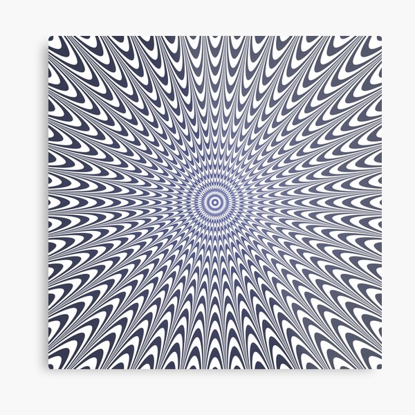 Optical illusion 3 Metal Print
