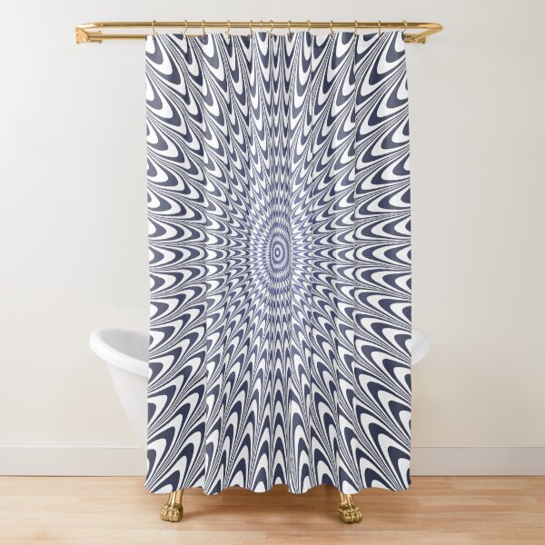 Optical illusion 3 Shower Curtain