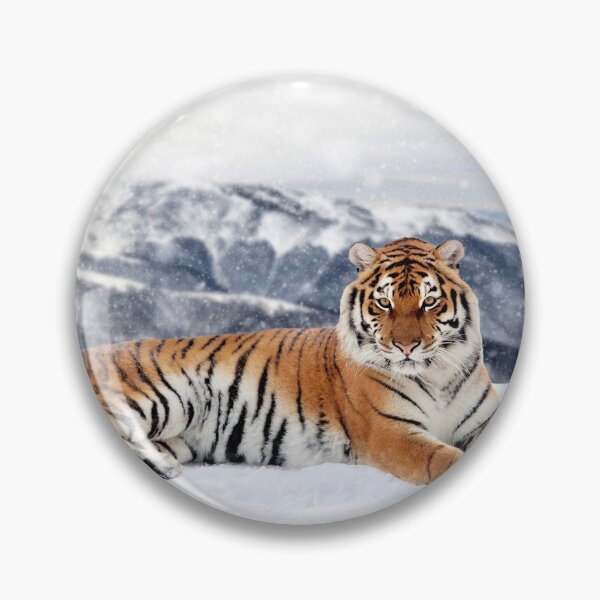 Item preview, Beautiful wild Siberian tiger on snow. designed and sold by Maddie4Real.