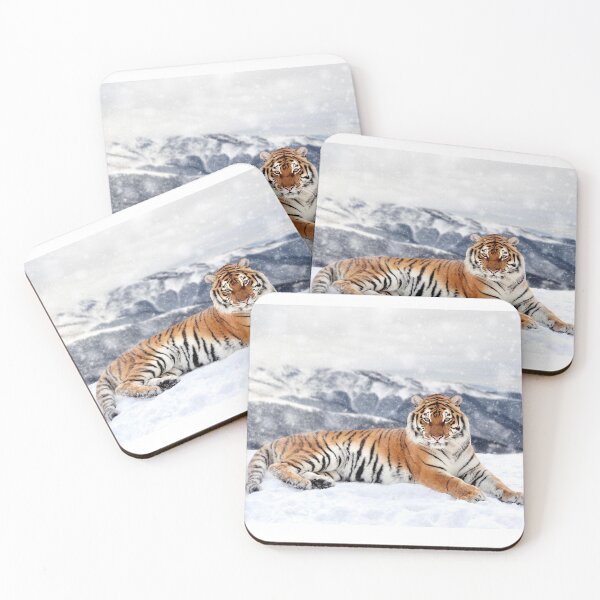 Item preview, Beautiful wild Siberian tiger on snow. designed and sold by Maddie4Real.