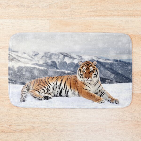 Item preview, Beautiful wild Siberian tiger on snow. designed and sold by Maddie4Real.