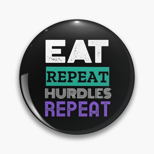 Item preview, Eat repeat hurdles repeat designed and sold by clothstudios.