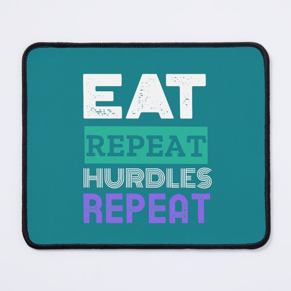 Item preview, Eat repeat hurdles repeat designed and sold by clothstudios.