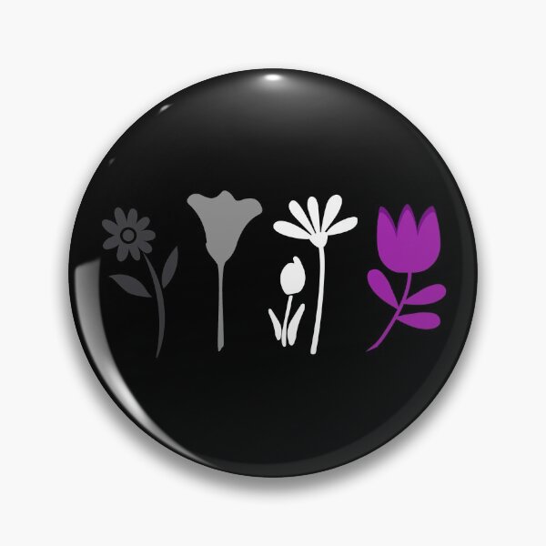 Item preview, Standing Flower Patch Ace. Asexual Pride designed and sold by Subtle Pride Shop.