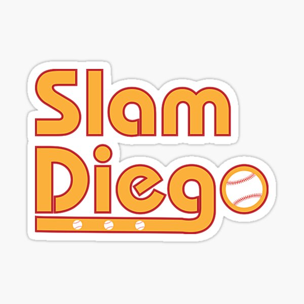 slam diego padres Sticker for Sale by Annetta Pfeffer