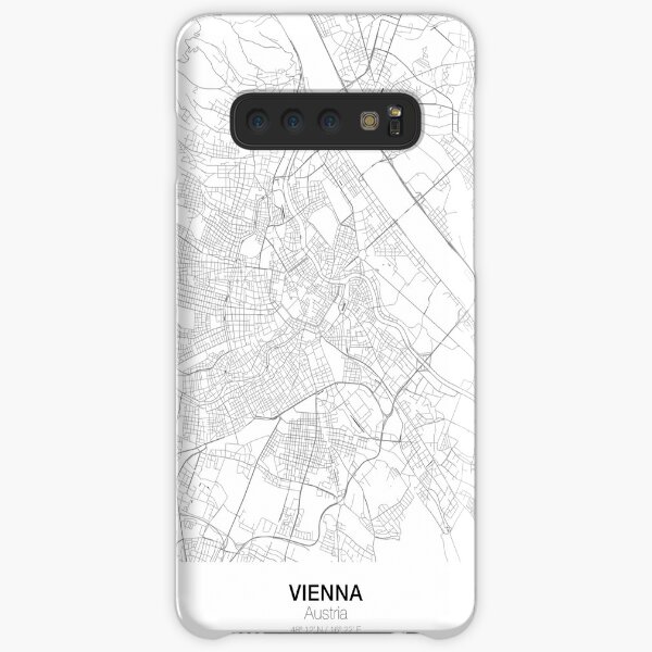 Wien minimalistische Karte Samsung Galaxy Leichte Hülle