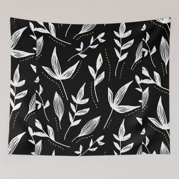 Item preview, White and Yellow Leaf Sketch Design designed and sold by Peter Stawicki.