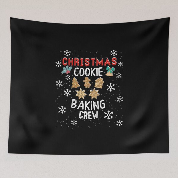 Artikelvorschau, Christmas Cookie Baking Crew Xmas Cookie Exchange Santa entworfen und verkauft von WallyKanter.