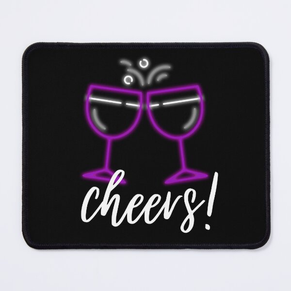 Item preview, Cheers Ace Wine Glasses. Asexual Pride designed and sold by Subtle Pride Shop.