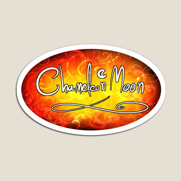 Chameleon Moon Logo Magnet