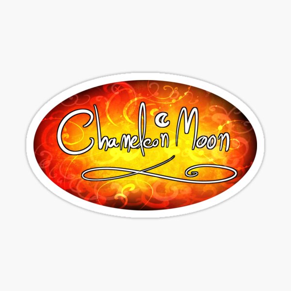 Chameleon Moon Logo Sticker