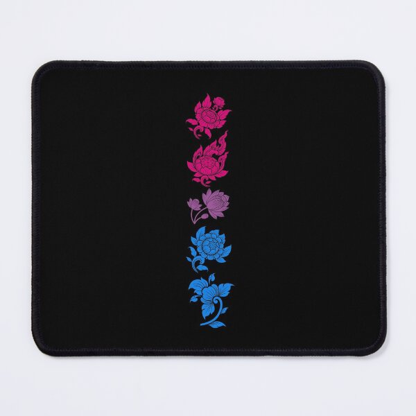 Item preview, Asian Flower Art Bi. Bisexual Pride designed and sold by Subtle Pride Shop.