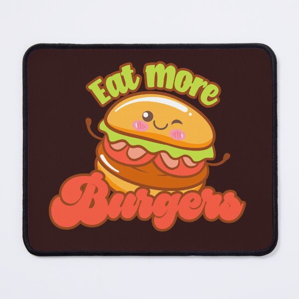 Item preview, Eat More Burgers - Kawaii Burger designed and sold by Chubuter.