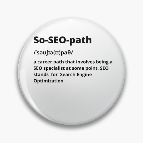 Item preview, So-SEO-Path definition designed and sold by just-doing-it.