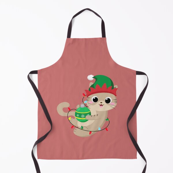 Item preview, Merry Christmas with this little kitty kitten disguised as Santa Claus designed and sold by Fashion-vintage.
