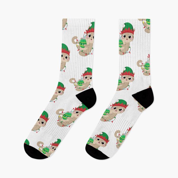 Item preview, Merry Christmas with this little kitty kitten disguised as Santa Claus designed and sold by Fashion-vintage.