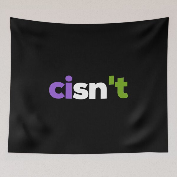 Item preview, Cisn't Cisnt Gender Queer. Genderqueer Pride designed and sold by Subtle Pride Shop.