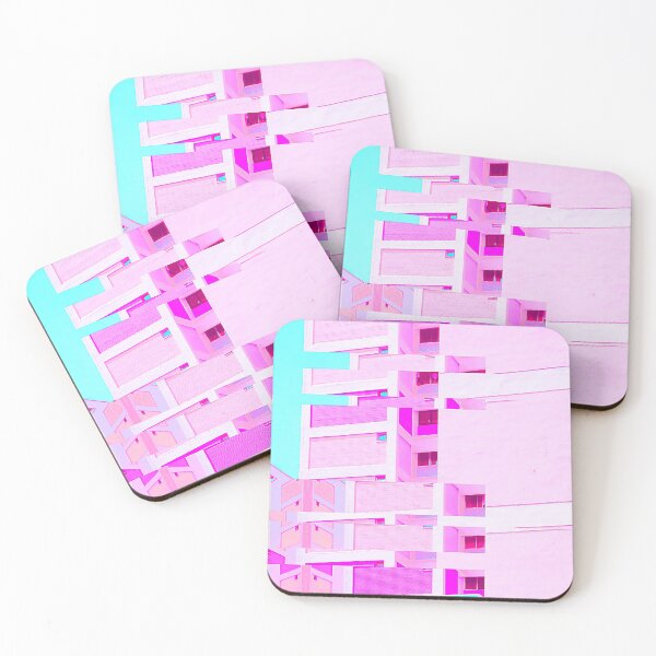 Item preview, Apartment Building Trippy Vaporwave Glitch Art designed and sold by glitchhub.