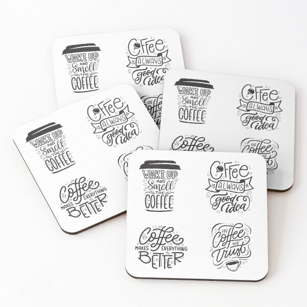 Item preview, Wake Up And Smell The Coffee stickers pack, Coffee Smell, Coffee Lover, Coffee designed and sold by graphic-genie.