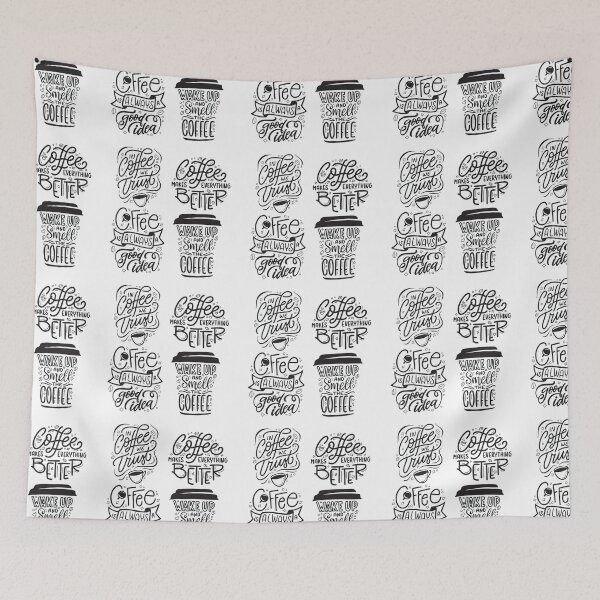 Item preview, Wake Up And Smell The Coffee stickers pack, Coffee Smell, Coffee Lover, Coffee designed and sold by graphic-genie.