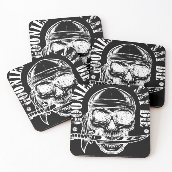 Item preview, Goonies never say die - Pirate skull designed and sold by Erushh1120.
