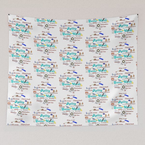 Item preview, Agility Swear Words v2 designed and sold by dogplay.