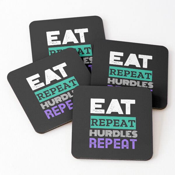 Item preview, Eat repeat hurdles repeat designed and sold by clothstudios.