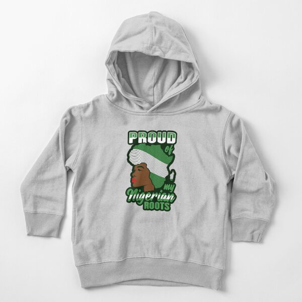 Nigerian Woman Design for a Proud Nigerian Toddler Pullover Hoodie