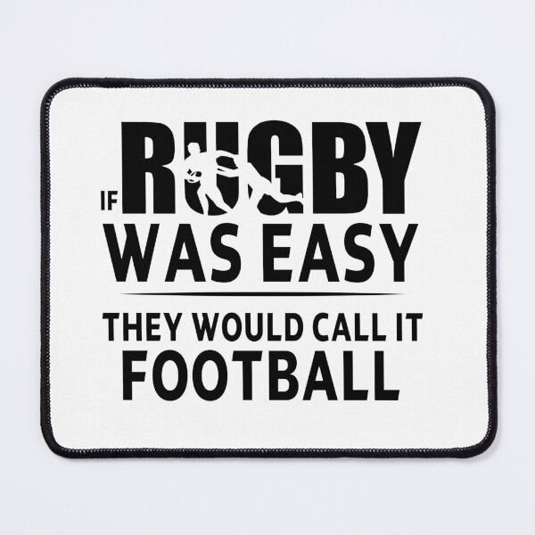 Item preview, funny rugby gift if rugby was easy they would call it football gift sarcastic offended saying Birthday Meme Girlfriend boyfriend designed and sold by joygift369.