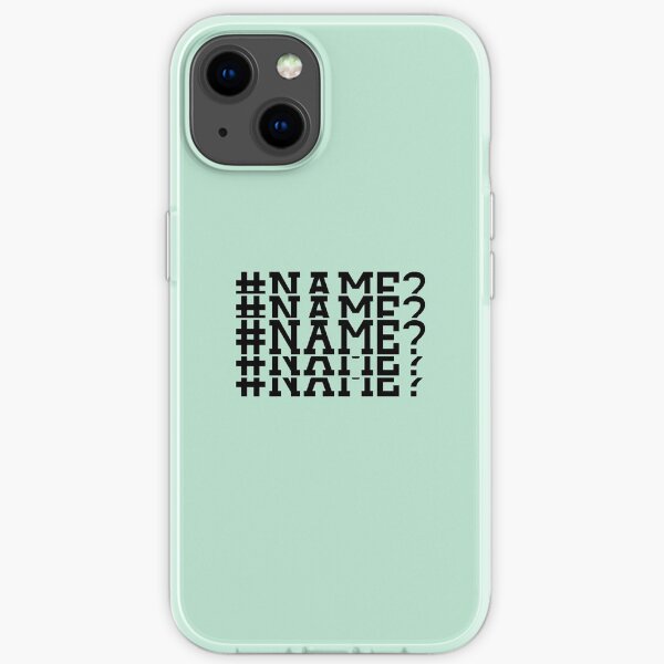 Error de NOMBRE de Excel Funda blanda para iPhone