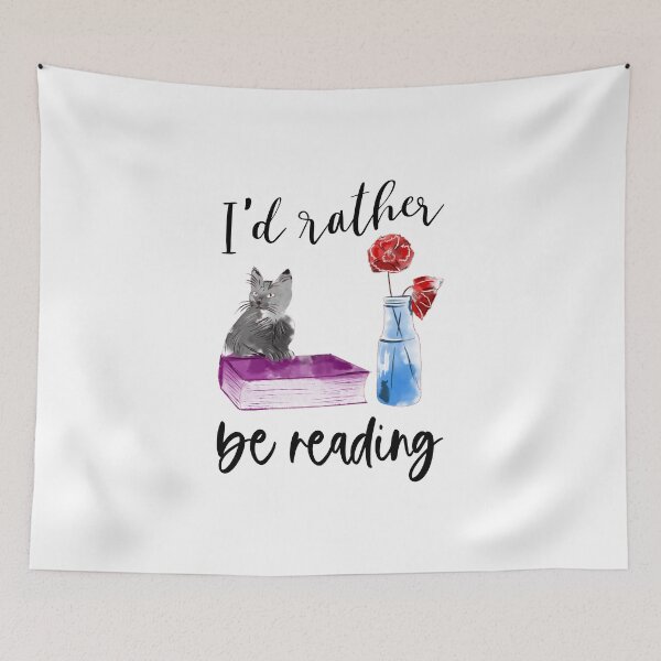 Item preview, I'd rather be reading books Design designed and sold by NataPrando.