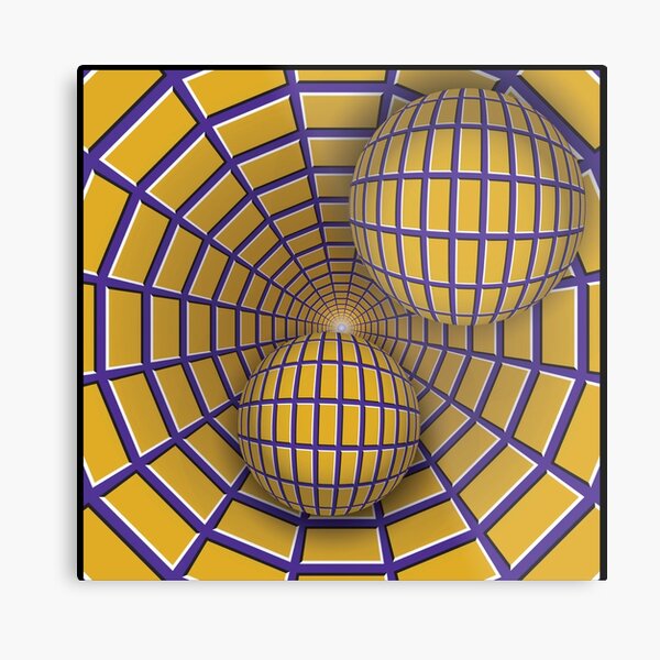 Optical illusion 6 Metal Print