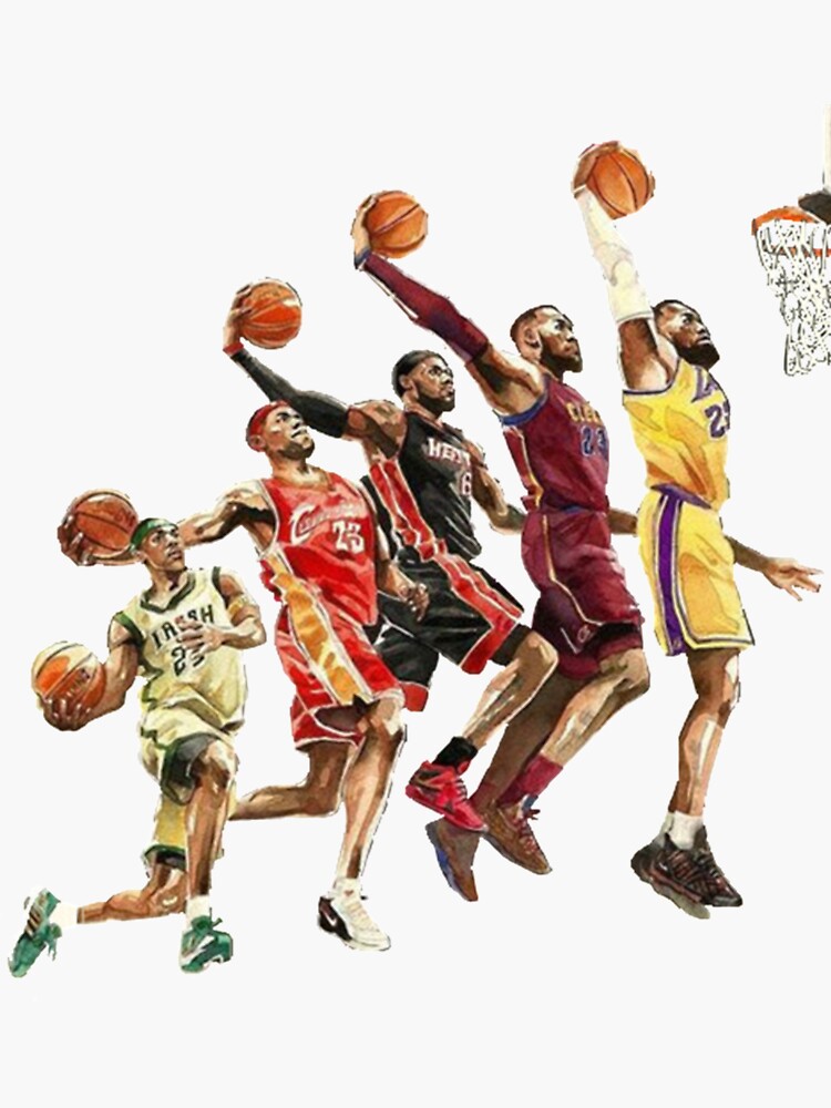 The Evolution of Lebron James NBA Los Angeles Lakers